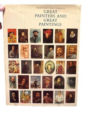 Reader Digest Family Treasury Of Great Painters & Great Paintings Hardcover 1965